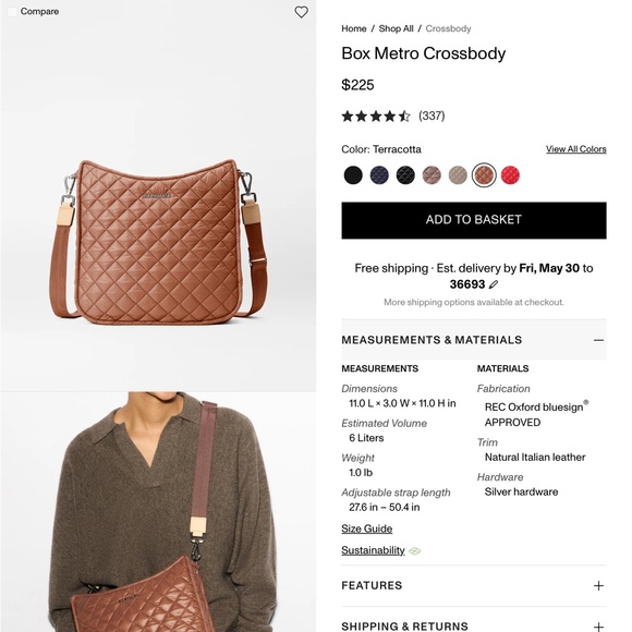 MZ Wallace Box metro crossbody Bag - Picture 16 of 16